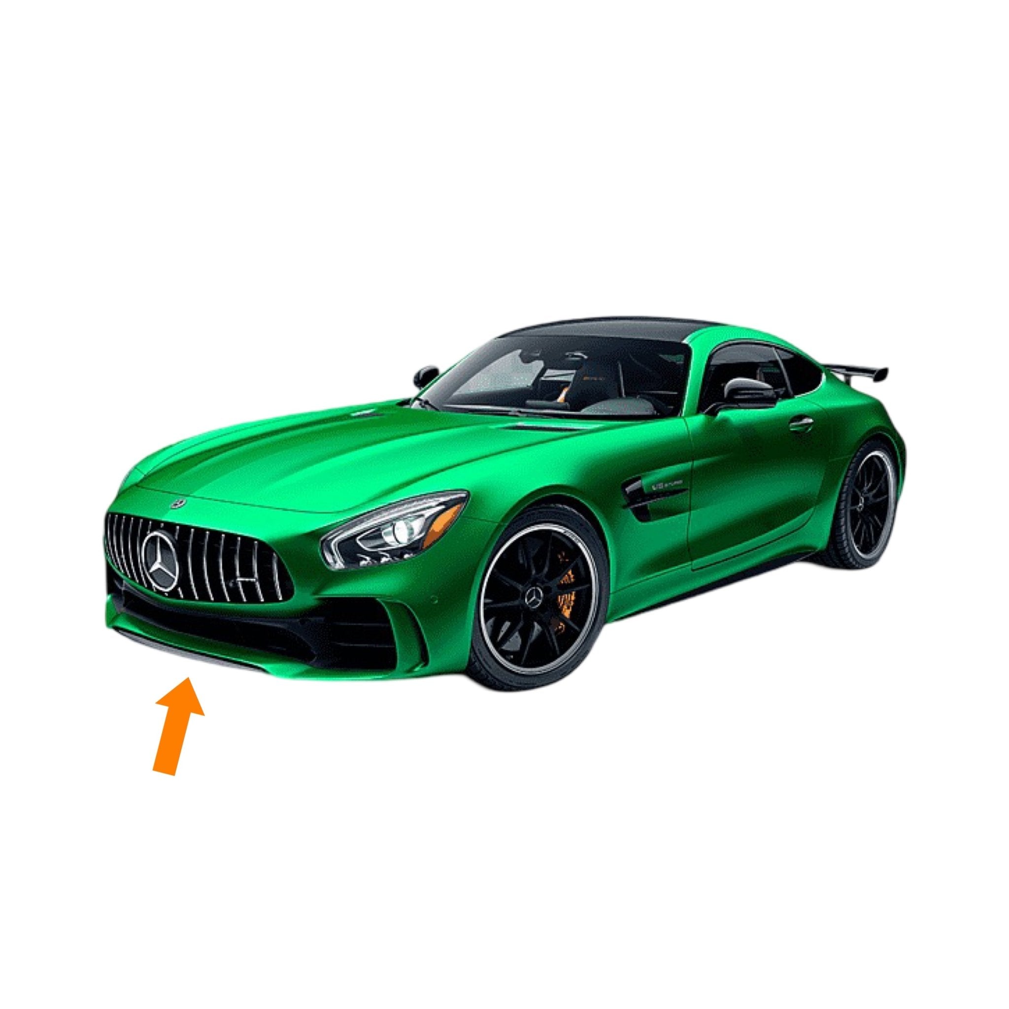 Mercedes AMG GTR C190 Carbon Front Bumper Trim A1908859703 - GERMAN PARTS 