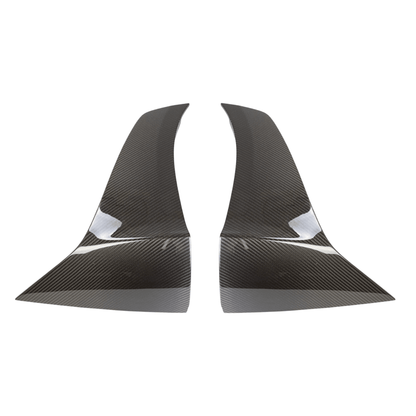 Mercedes AMG GTR & GTR PRO R190 C190 Rear bumper side splitters (Dry Carbon) A1908854904 A1908855004 - GERMAN PARTS 