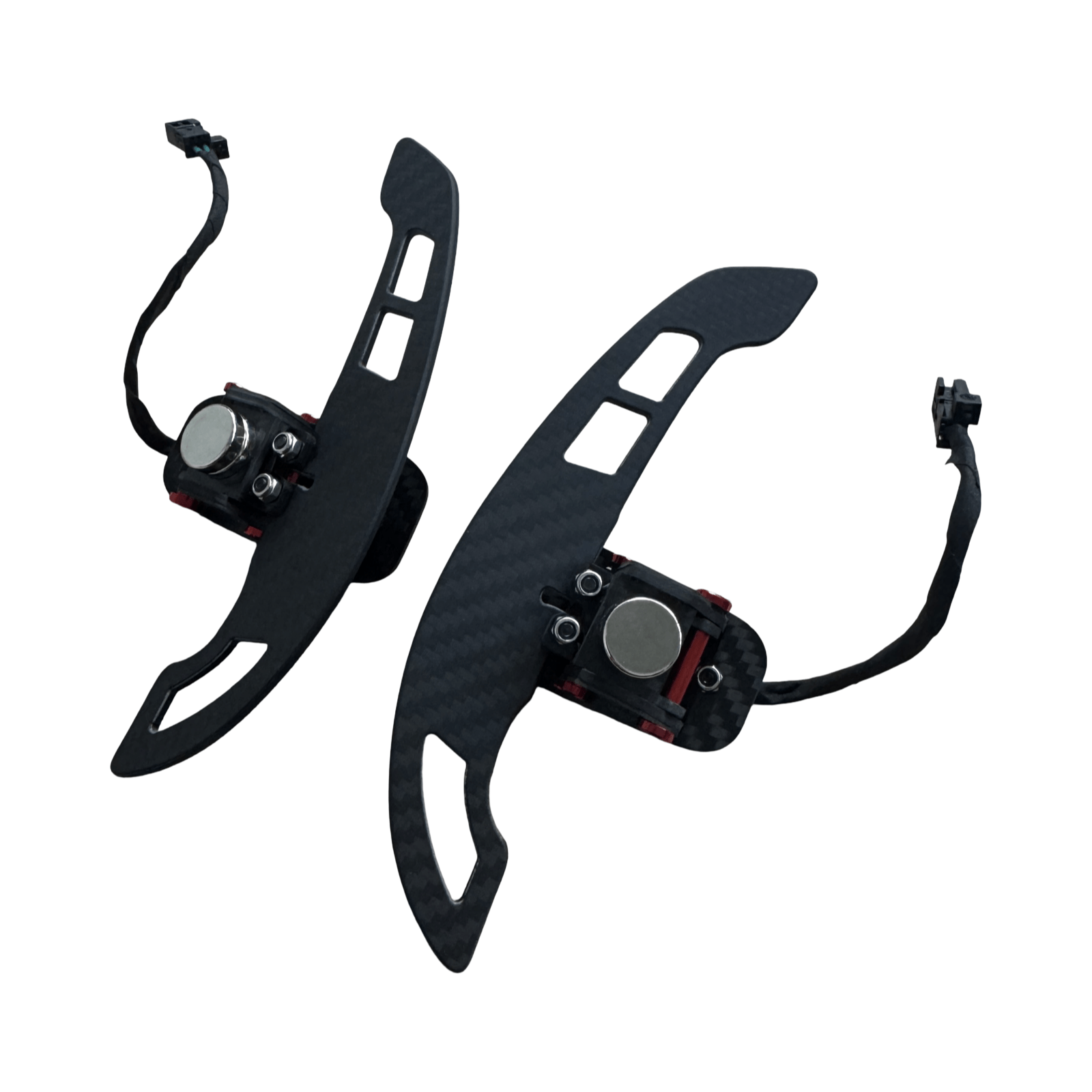 Mercedes AMG Steering Wheel Magnetic Paddle shifters 2015 - 2022 (CARBON) A0005453868 A0005453768 VERSION 1 - GERMAN PARTS 