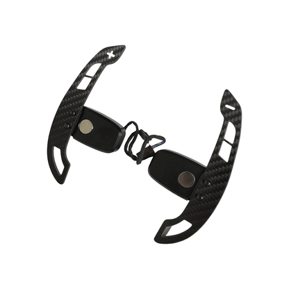 Mercedes AMG Steering Wheel Magnetic Paddle shifters 2015 - 2022 (CARBON) A0005453868 A0005453768 VERSION 2 - GERMAN PARTS 