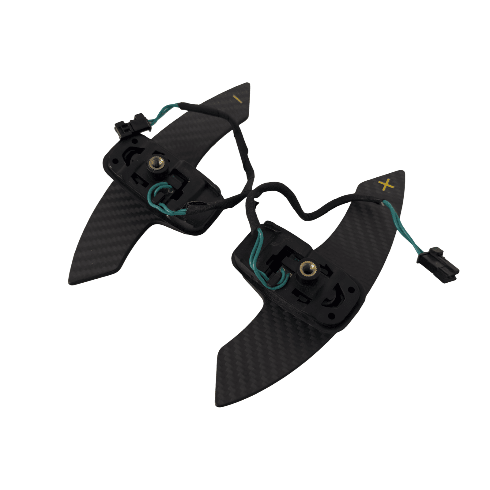 Mercedes AMG Steering Wheel Paddle shifters 2015 - 2022 (CARBON) A0005453868 A0005453768 - GERMAN PARTS 