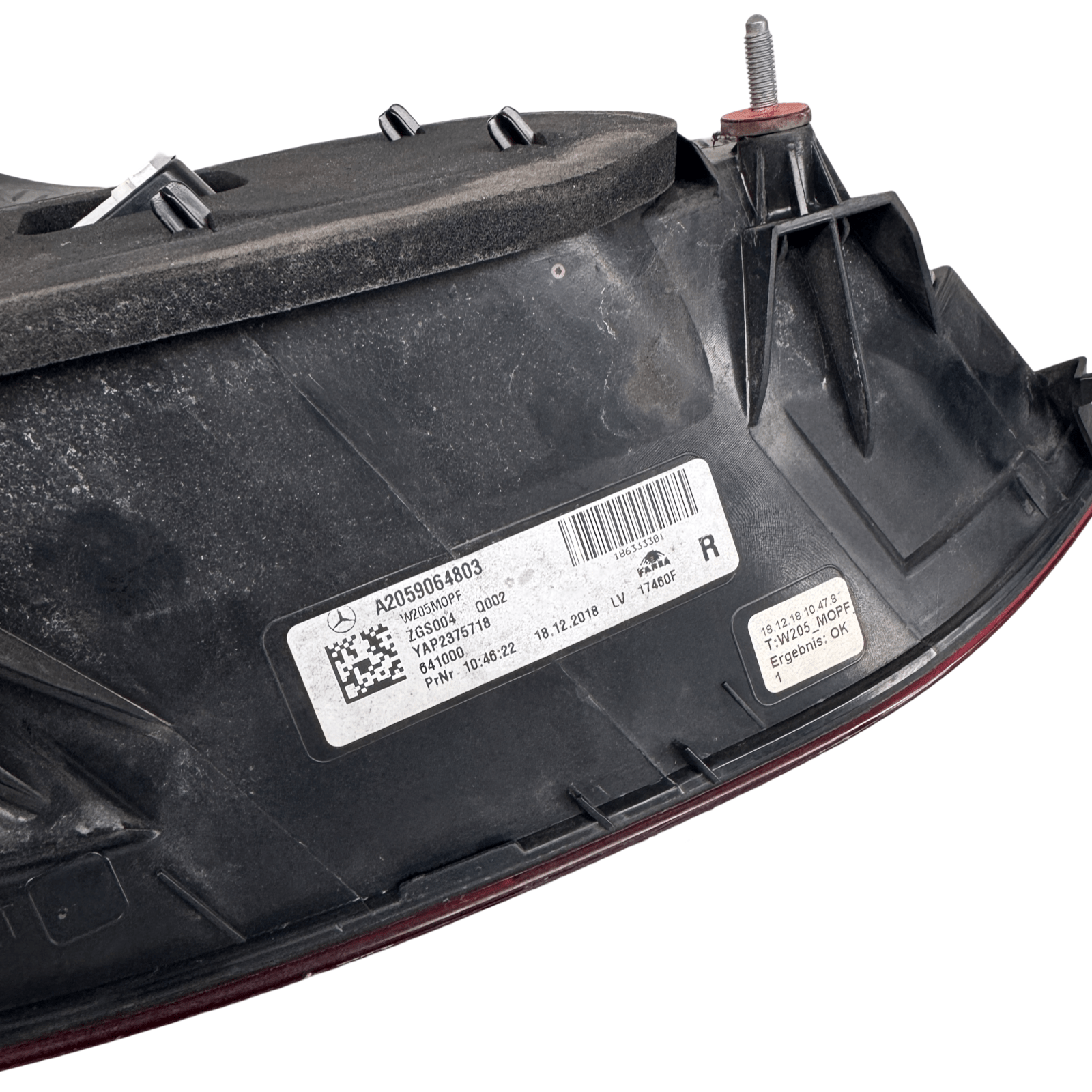 Mercedes C Class W205 O/S Right Rear Taillight A2059064803 - GERMAN PARTS 