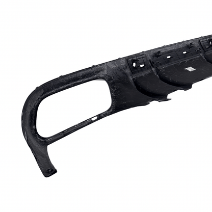 Mercedes C63 / C63s W205 Facelift Carbon Fibre Rear Bumper Diffuser OEM A2058857203 - GERMAN PARTS 