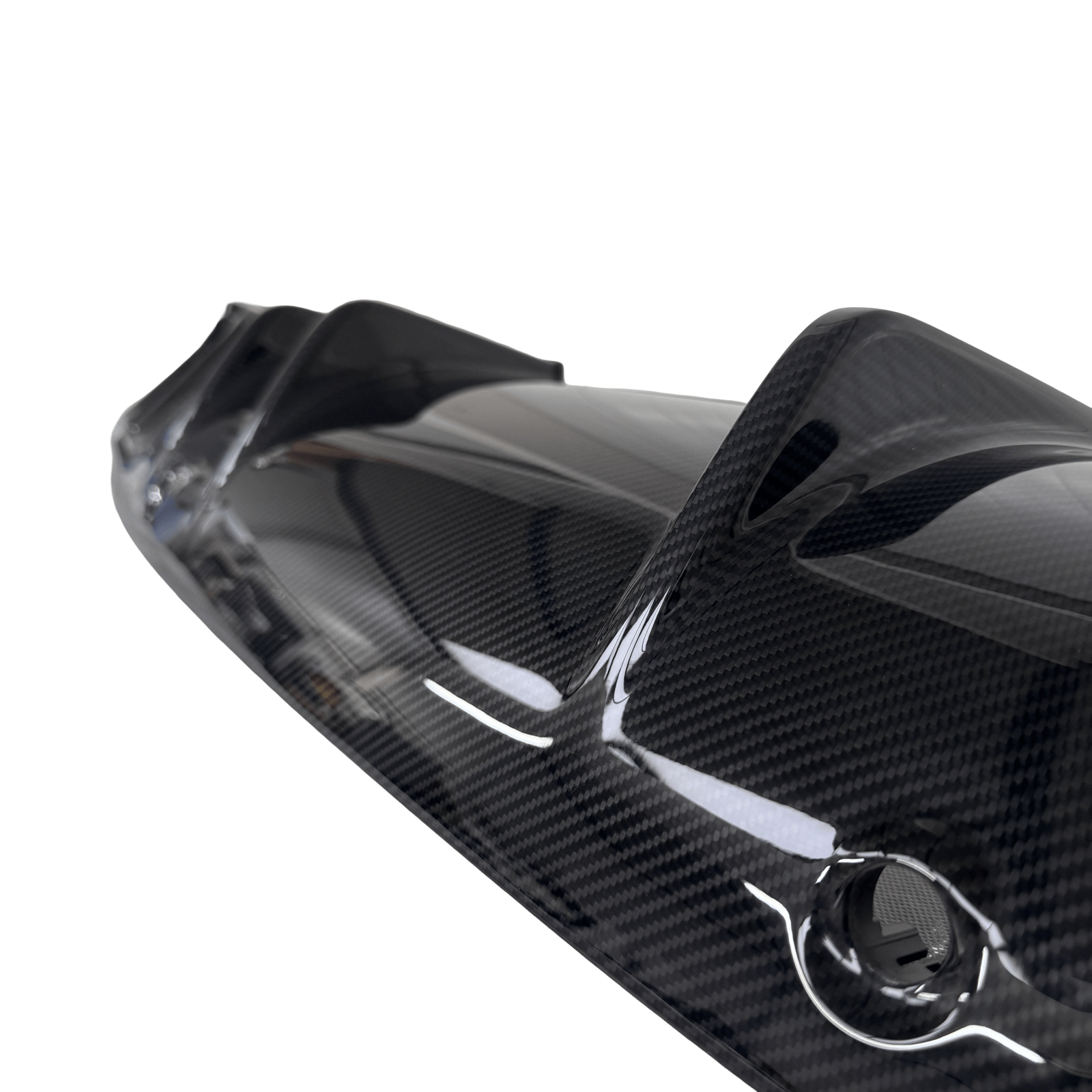Mercedes C63 / C63s W205 Facelift Carbon Fibre Rear Bumper Diffuser OEM A2058857203 - GERMAN PARTS 