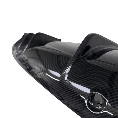Mercedes C63 / C63s W205 Facelift Carbon Fibre Rear Bumper Diffuser OEM A2058857203 - GERMAN PARTS 