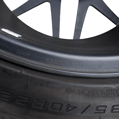 Mercedes G63 AMG W463 Multi Spoke 22 Inch Alloys Set of 4 With Tyres  A4634012000 - GERMAN PARTS 