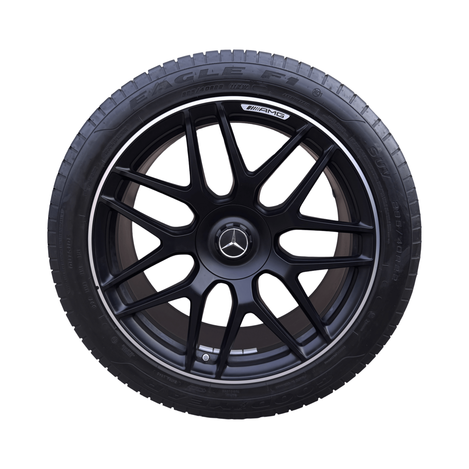 Mercedes G63 AMG W463 Multi Spoke 22 Inch Alloys Set of 4 With Tyres  A4634012000 - GERMAN PARTS 