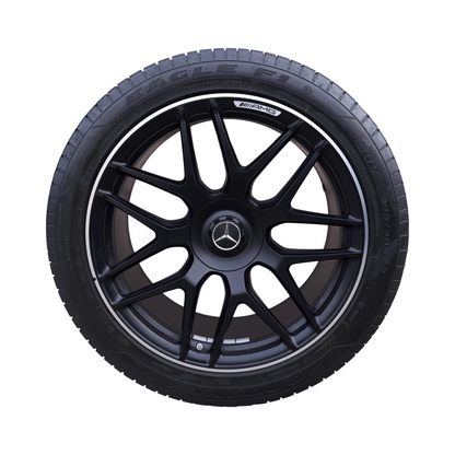 Mercedes G63 AMG W463 Multi Spoke 22 Inch Alloys Set of 4 With Tyres  A4634012000 - GERMAN PARTS 