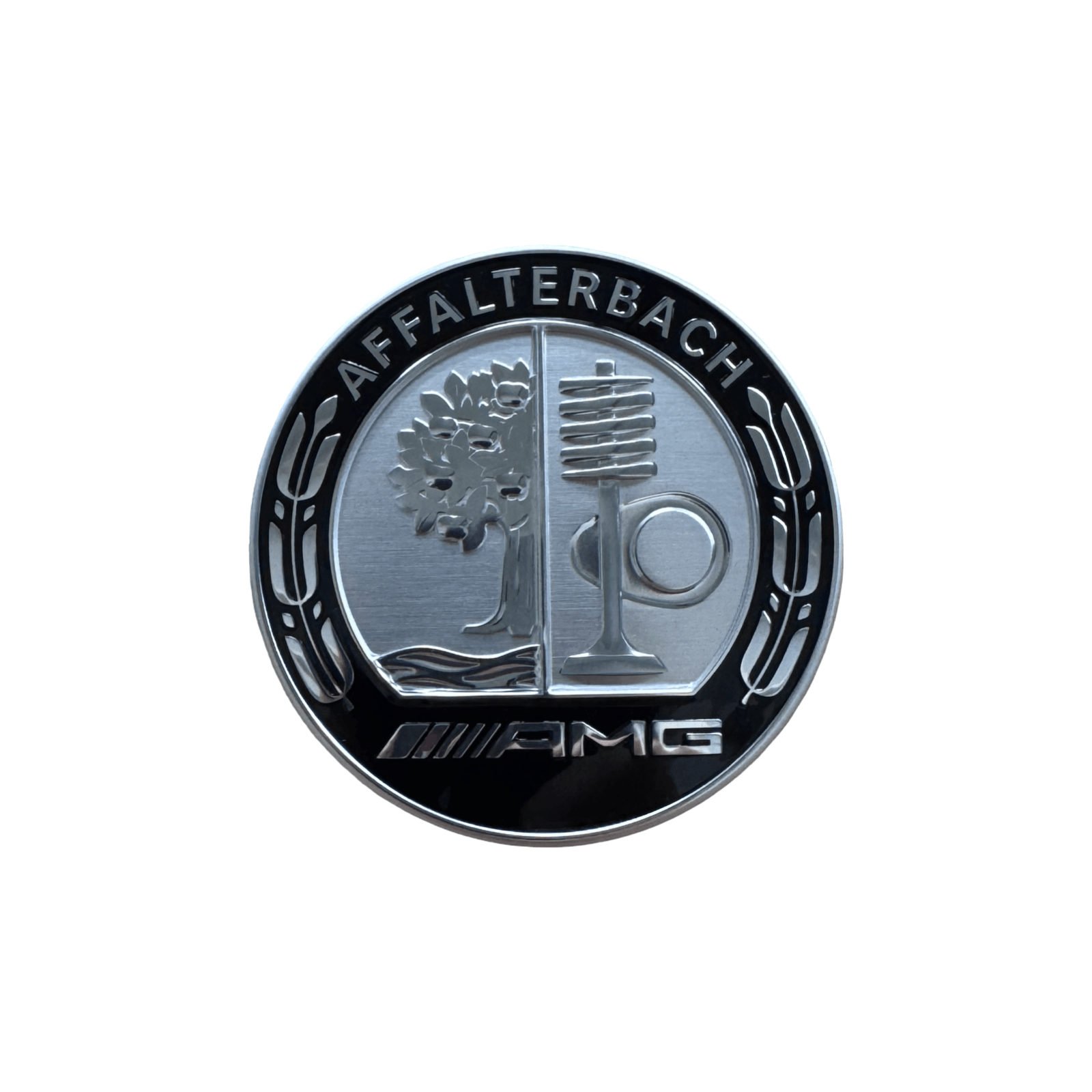 Genuine Mercedes - Benz AMG Bonnet Badge Front Emblem Logo A0008170708 - GERMAN PARTS