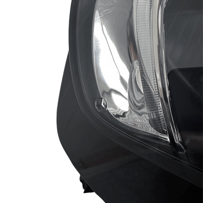 Detailed view of Mercedes AMG GT C190 LED left-side headlight