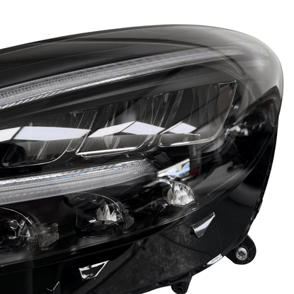 Mercedes AMG GT C190 LED Facelift Headlights Pair Left and Right (Conversion Kit) A1909060501 A1909060601 - GERMAN PARTS