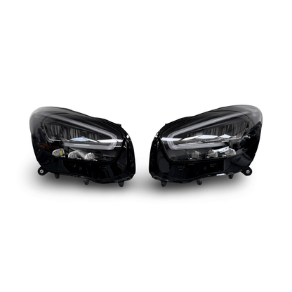 Mercedes AMG GT C190 LED Facelift Headlights Pair Left and Right (Conversion Kit) A1909060501 A1909060601 - GERMAN PARTS