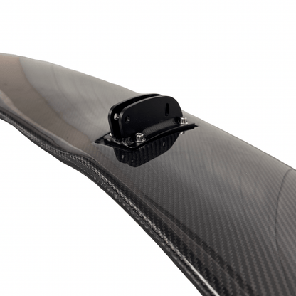 Static rear wing and base in carbon for AMG GT, GTS, and GTC