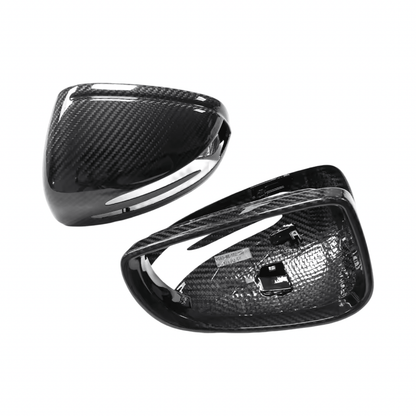 Mercedes AMG GT R190 C190 Carbon Fibre Door Mirror Covers 2015 - 2022 (pair of) - GERMAN PARTS