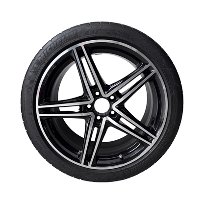 Mercedes AMG GTC / GTR C190 Multi Spoke 19 / 20 Inch Alloys Set of 4 A1904011900 A1904011800 - GERMAN PARTS