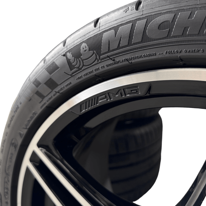Mercedes AMG GTC / GTR C190 Multi Spoke 19 / 20 Inch Alloys Set of 4 A1904011900 A1904011800 - GERMAN PARTS