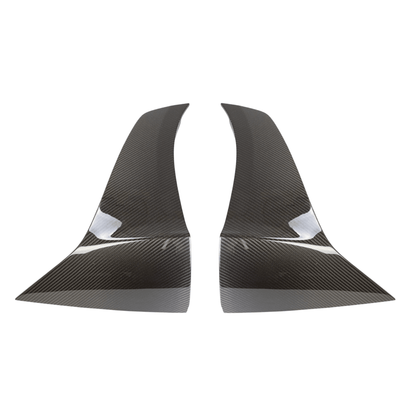 Mercedes AMG GTR & GTR PRO C190 Rear bumper side splitters (Dry Carbon) A1908854904 A1908855004 - GERMAN PARTS