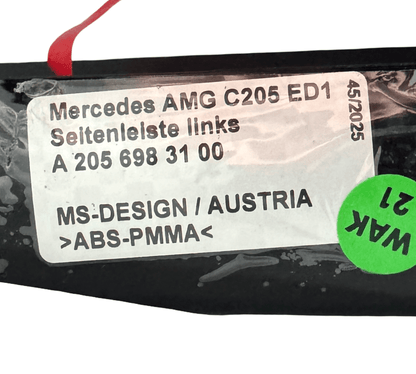 Mercedes C63 / C63s AMG Edition 1 Aero Side skirts (Pair) Coupe / Convertible - GERMAN PARTS