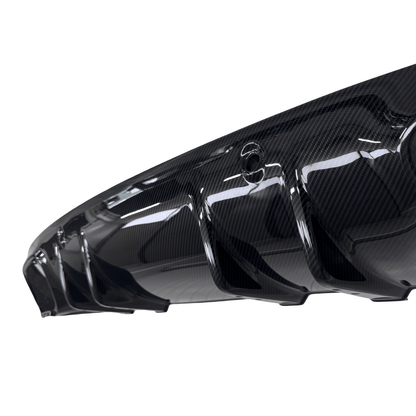 Mercedes C63 / C63s W205 Facelift Carbon Fibre Rear Bumper Diffuser OEM A2058857203 - GERMAN PARTS