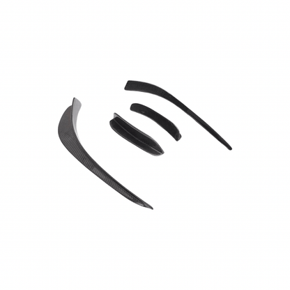 Mercedes C63 W204 Facelift Front bumper Canards (Carbon) - GERMAN PARTS