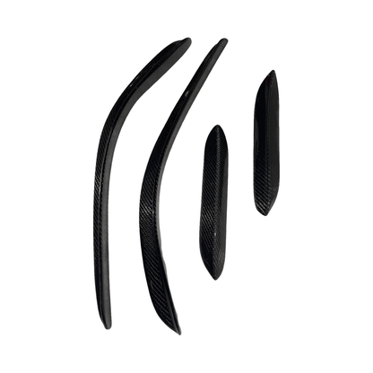 Mercedes C63 W204 Facelift Front bumper Canards (Carbon) - GERMAN PARTS