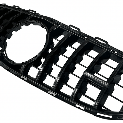 MERCEDES C63 W205 COUPE / SALOON PANAMERICANA GTR GRILLE 2014 - 2018 OEM LOOK - GERMAN PARTS