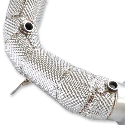 Mercedes C63/C63S W205 M177 Heat Shielded Downpipes 2014 - 2021 - GERMAN PARTS